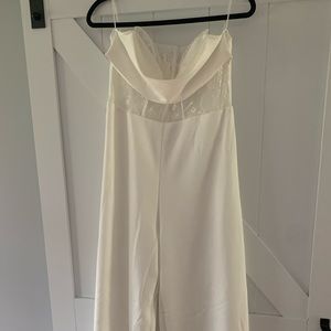 White Corset Jumpsuit